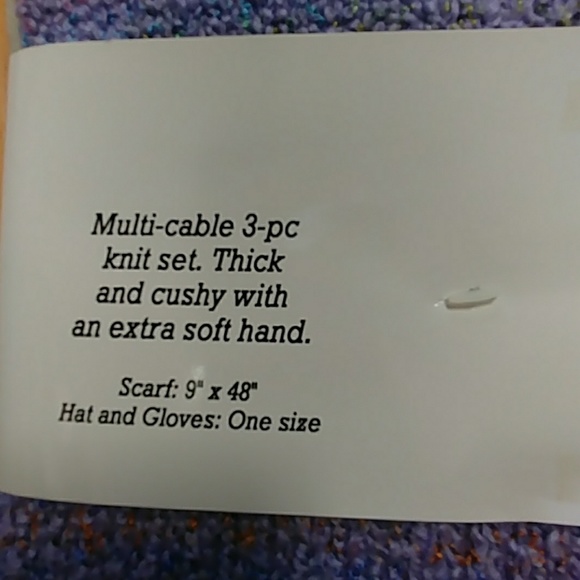 Betmar 3 Pc. Knit Set-Hat, Scarf, Gloves - Picture 6 of 7